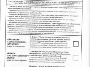 В некоторых населенных пунктах "выборы" уже начались